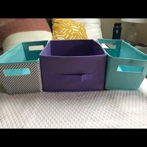 Three Storage Bins